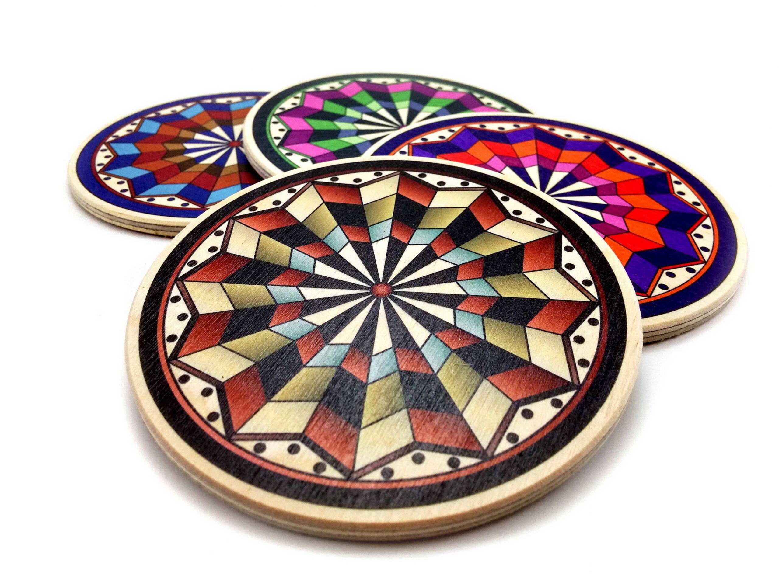 Дрвени подметачи за чаше - Манастир Дечани - 1