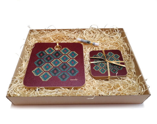 Alternative view of Сет дрвених подметача - Бомбе - црвени