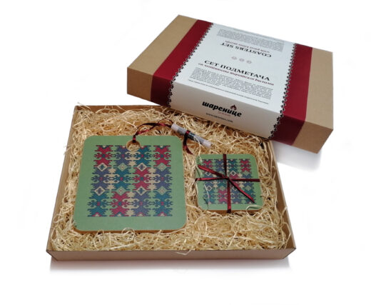 Сет дрвених подметача - Рашићева шара